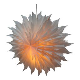 Led Paper Snowflake Christmas Decoration, (H)500mm - White - thumbnail 4