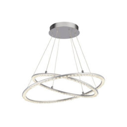 Pagazzi Lighting Pagazzi Ilarria 2 Light Led Crystal Ceiling Pendant - thumbnail 2