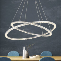 Pagazzi Lighting Pagazzi Ilarria 2 Light Led Crystal Ceiling Pendant - thumbnail 4