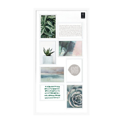 Nielsen Accent Collage Frame With Double Mount For 8 Photos 10X15 Cm, White - image 1