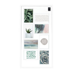 Nielsen Accent Collage Frame With Double Mount For 8 Photos 10X15 Cm, White - thumbnail 1