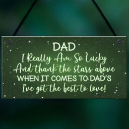 Red Ocean Christmas Gift For Dad Novelty Hanging Plaque Gift For Him Dad Daddy Gifts - thumbnail 5