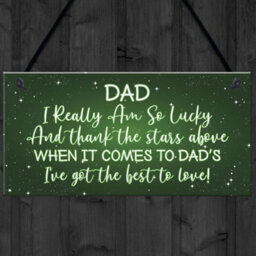 Red Ocean Christmas Gift For Dad Novelty Hanging Plaque Gift For Him Dad Daddy Gifts - thumbnail 4