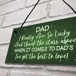 Red Ocean Christmas Gift For Dad Novelty Hanging Plaque Gift For Him Dad Daddy Gifts - thumbnail 7