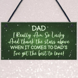 Red Ocean Christmas Gift For Dad Novelty Hanging Plaque Gift For Him Dad Daddy Gifts - thumbnail 3