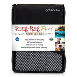 Snug Rug Microfibre Beach Towel Super Absorbent Quick Drying Lightweight Large 80 X 160Cm - Dapple Grey - thumbnail 8