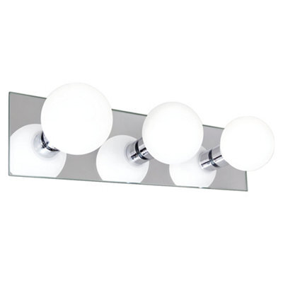 Long Life Lamps Company Modern Ip44 Opaque 3 Globe Bathroom Mirror Light M0220 - image 1
