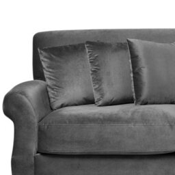Beliani Sofa 2 Seater Eike Velvet Grey - thumbnail 6
