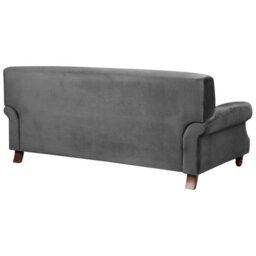Beliani Sofa 2 Seater Eike Velvet Grey - thumbnail 5