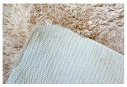 The Rugs Soft Washable Collection Plain Design Shaggy Rug In Beige  Sa-02 - thumbnail 5