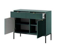 Arte Stylish Nova Sideboard Cabinet H830mm W1040mm D390mm In Green - Contemporary Elegance For Your Home - thumbnail 2