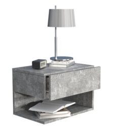 Vcm Wooden Wall Hanging Bedside Table Usal Xl 45Cm - thumbnail 1