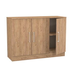 Gloucester 3 Door Sideboard In Gold Craft Oak (Ready Assembled) - thumbnail 7