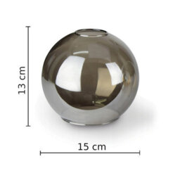 Luminosa Lighting Luminosa Lacrima Bar Pendant Ceiling Light Black, Gold Smoky Glass Shade 3X E27 - thumbnail 6