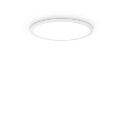 Ideal Lux Fly 45Cm Integrated Led Semi Flush Light White, 3000K, Ip40