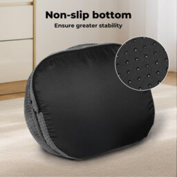 Skylos Orthopedic Plush Dog Bed Soft Washable Pet Bed Grey Cosy Cushion M - thumbnail 9