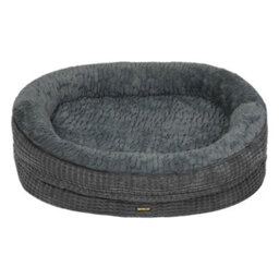 Skylos Orthopedic Plush Dog Bed Soft Washable Pet Bed Grey Cosy Cushion M - thumbnail 3