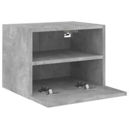 Berkfield Tv Wall Cabinets 2 Pcs Concrete Grey 40X30X30 Cm Engineered Wood - thumbnail 7