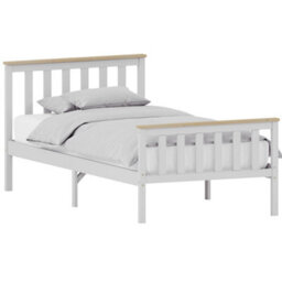 Lassic Vida Designs Milan White 3Ft Single Wooden Bed Frame - High Foot End - thumbnail 8