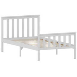 Lassic Vida Designs Milan White 3Ft Single Wooden Bed Frame - High Foot End - thumbnail 9