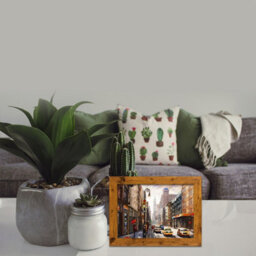 "AK Frames 11X8.5"" Rustic Oak Poster Frame - Modern Picture Frame For Wall Art, Prints And Photos - Durable And Stylish Display Frame" - thumbnail 5