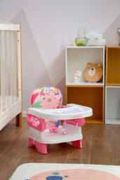 Ladida Baby Booster Seat And High Chair, Easy To Fold And Transport, Adorable Pink Unicorn Design 151 - thumbnail 5