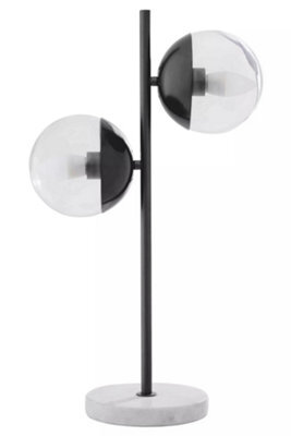 Orsina Handcrafted Black Finish Metal Table Lamp, Minimalist Design Bedside Lamp, Versatile Lamp On A Table - image 1