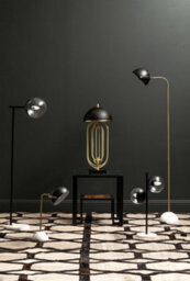 Orsina Handcrafted Black Finish Metal Table Lamp, Minimalist Design Bedside Lamp, Versatile Lamp On A Table - thumbnail 6