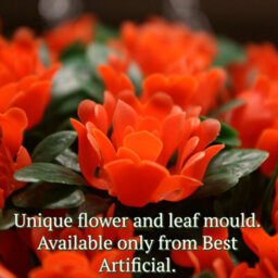 Best Artificial  28Cm Orange Rose Hanging Basket Flower Topiary Ball - Suitable For Outdoor Use - Weather & Fade Resistant - thumbnail 4