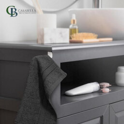 Casabella 12 Pack Flannel Face Cloth - 100% Cotton Face Towels Soft & Absorbent Super Quality Washcloths - thumbnail 2