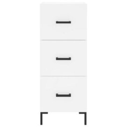 Berkfield Sideboard White 34.5X34X90 Cm Engineered Wood - thumbnail 6