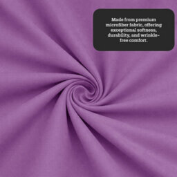 Aspire Homeware Purple Fitted Sheet 40 Cm Extra Deep Pocket Hypoallergenic Bed Sheet Microfiber (L)200Cm X (W)152Cm,king - thumbnail 4