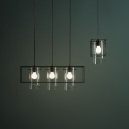 GoodHome Daluiz Matt Black 3 Lamp Pendant Ceiling Light - thumbnail 6