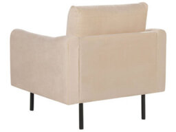 Beliani Living Room Set 5 Seater Vinterbro Velvet Beige With Ottoman - thumbnail 9