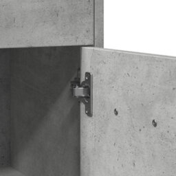 Berkfield Bathroom Cabinet Concrete Grey 60X33X80 Cm Engineered Wood - thumbnail 8
