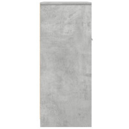 Berkfield Bathroom Cabinet Concrete Grey 60X33X80 Cm Engineered Wood - thumbnail 5