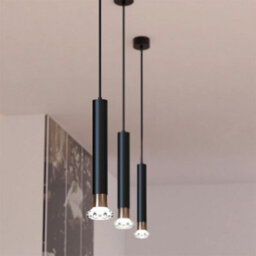 Single Head Chandelier Aluminium Long Tube Pendant Light, Suspension Cylinder Hanging Lamp For Modern Kitchen - thumbnail 9
