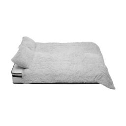 Living And Home Soft And Warm Plush King Size Faux Mink Fleece Bedding Duvet Cover With 2 Pillowcases Set Of 3 - thumbnail 4