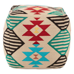 Orsina Cefena Multicolour Pouffe - thumbnail 4