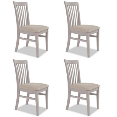 Statement Furniture Florence Highback Upholstered Chairs Set Of 4 - Truffle - image 1