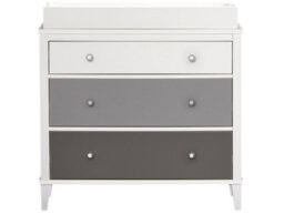 Dorel Poppy 3 Drawer Dresser With Changer White/grey - thumbnail 6