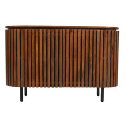 Wyld Haus California Slatted Mango Wood Two-Door Sideboard - thumbnail 3
