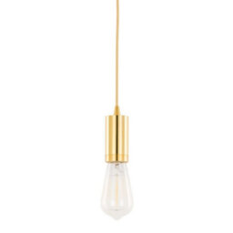 Luminosa Lighting Luminosa Modern Hanging Pendant Lamp Holders Golden 1 Light , E27 - thumbnail 1