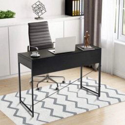 Industrial Computer Desk With 2 Drawers 112Cm Study - thumbnail 4