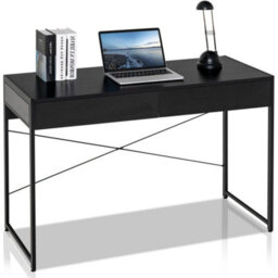 Industrial Computer Desk With 2 Drawers 112Cm Study - thumbnail 5