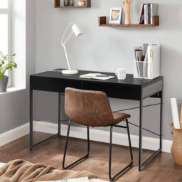 Industrial Computer Desk With 2 Drawers 112Cm Study - thumbnail 2
