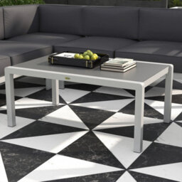 Outsunny 5 Pcs Garden Sofa Set W/ Cushions, Aluminium Furniture Sets, Grey - thumbnail 8