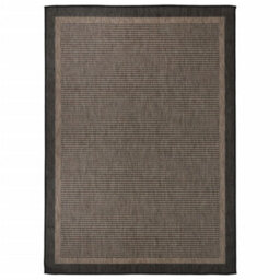 Berkfield Outdoor Flatweave Rug 120X170 Cm Dark Brown