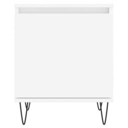 Berkfield Bedside Cabinets 2 Pcs White 40X30X50 Cm Engineered Wood - thumbnail 5