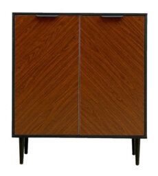 MMT Funiture Designs Mid-Century Sideboard, Console Table With Shelf, 71Cm X 81Cm White/oak Or Black - thumbnail 1